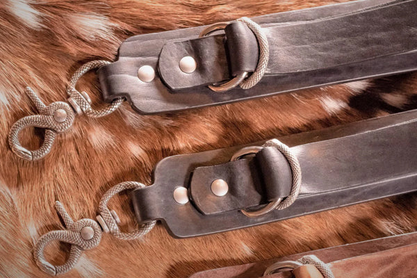 
                  
                    custom made leather gun rack
                  
                